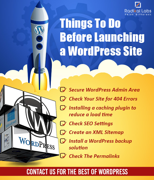 wordpress website checklist