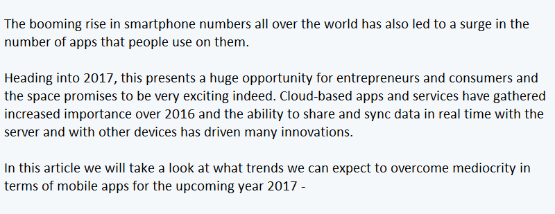 Mobile App Development trends