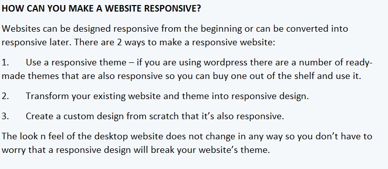 HOW CAN YOU MAKE A WEBSITE RESPONSIVE?